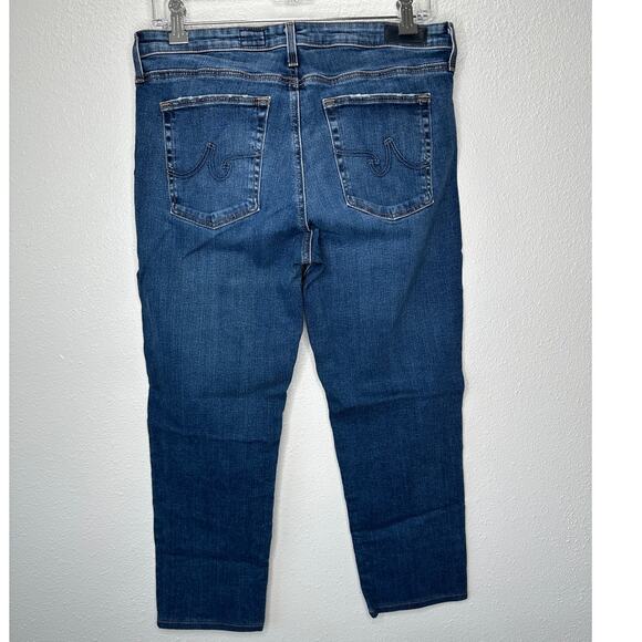 AG Medium Wash Whiskered Prima Ankle Cigarette Ankle Jeans 31 - Picture 5 of 12